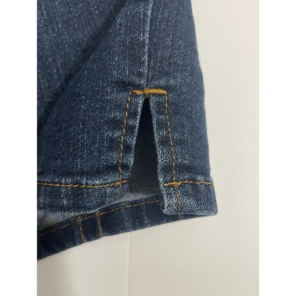 Crest Jeans Women’s Capri Pants Dark Wash Stretch Denim Size 14 Mid Rise - Picture 8 of 15